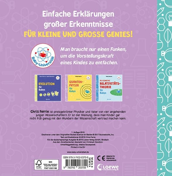 Produktbild: Baby-Universit&auml;t - Raketenwissenschaft f&uuml;r Babys