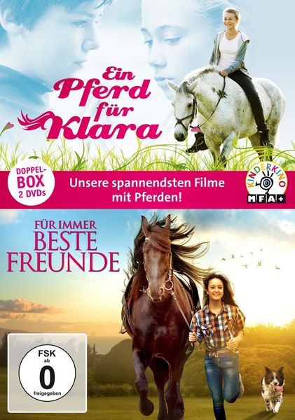 Produktbild: Pferdefilm-Doppelbox: F&uuml;r immer beste Freunde & Ein Pferd f&uuml;r Klara [2 DVDs]