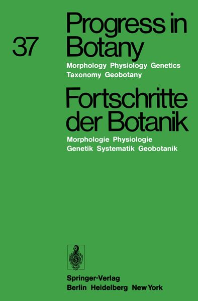 Produktbild: Progress in Botany / Fortschritte der Botanik