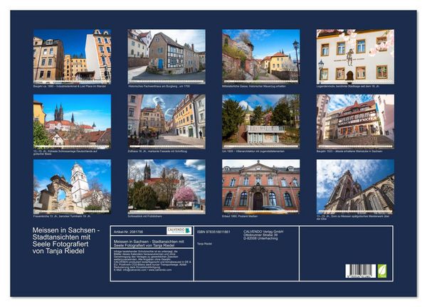 Produktbild: Meissen in Sachsen - Stadtansichten mit Seele Fotografiert von Tanja Riedel (Wandkalender 2026 DIN A2 quer), CALVENDO Monatskalender