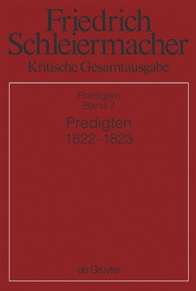 Produktbild: Predigten 1822-1823