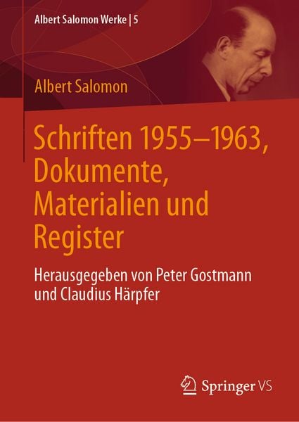 Produktbild: Schriften 1955-1963, Dokumente, Materialien und Register