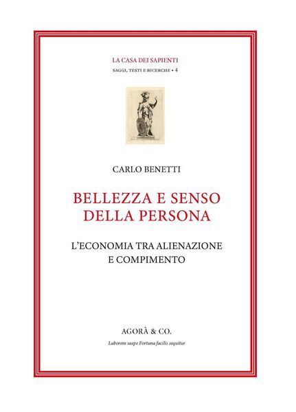 Produktbild: Bellezza e senso della persona. L'economia tra alienazione e compimento
