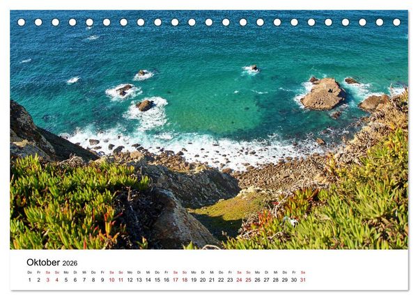Produktbild: Einzigartiges Portugal (Tischkalender 2026 DIN A5 quer), CALVENDO Monatskalender