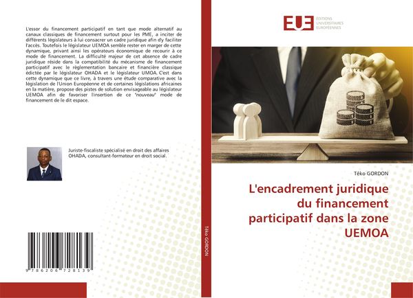 Produktbild: L'encadrement juridique du financement participatif dans la zone UEMOA