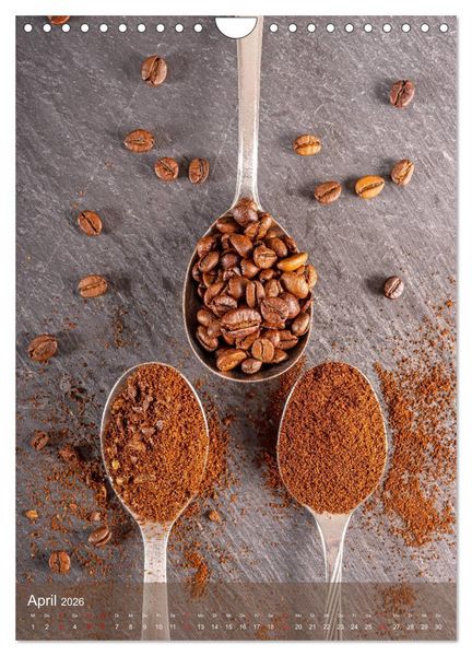 Produktbild: Kaffee für ein Genusserlebnis (Wandkalender 2026 DIN A4 hoch), CALVENDO Monatskalender