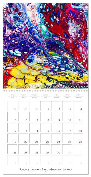 Produktbild: Your year full of rainbows by Katharina Stachanczyk (Wall Calendar 2026 12 &times; 12 Inch) CALVENDO 12 Month Wall Calendar