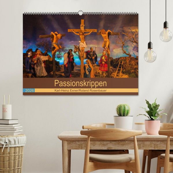 Produktbild: Passionskrippen (Wandkalender 2026 DIN A2 quer), CALVENDO Monatskalender