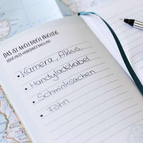 Produktbild: Reisetagebuch (Landkarte)