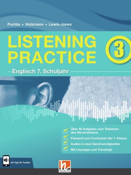 Listening Practice 3. Heft inkl. HELBLING Media App, Set von Herbert Puchta,Christian Holzmann,Peter Lewis-Jones, Helbling, 978-3-99089-423-1