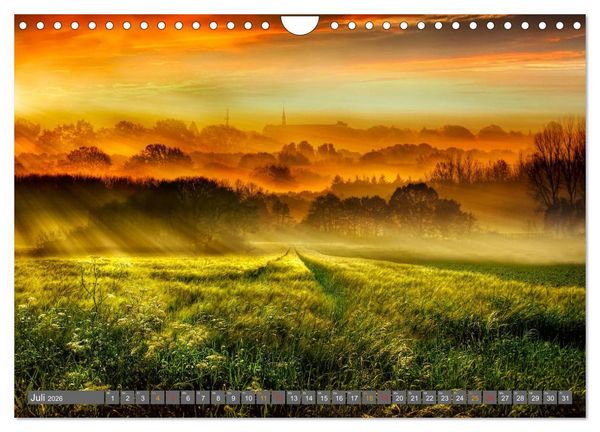 Produktbild: Friesland, verzauberte Landschaft an der Nordsee (Wandkalender 2026 DIN A4 quer), CALVENDO Monatskalender