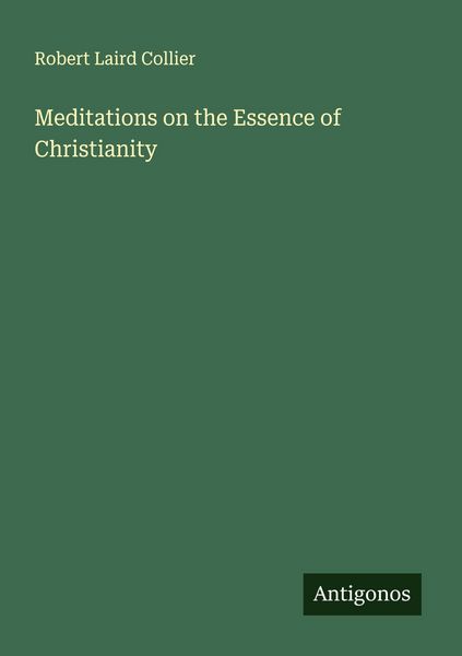 Produktbild: Meditations on the Essence of Christianity