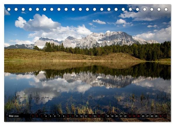 Produktbild: Seen im Werdenfelser Land (Tischkalender 2026 DIN A5 quer), CALVENDO Monatskalender