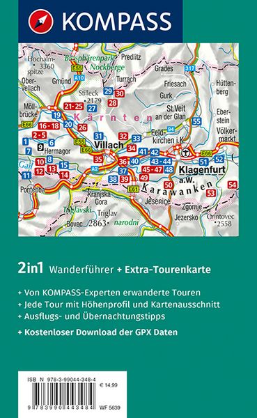 Produktbild: KOMPASS Wanderf&uuml;hrer K&auml;rntner Seen