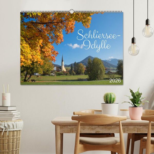 Produktbild: Schliersee-Idylle (Wandkalender 2026 DIN A2 quer), CALVENDO Monatskalender