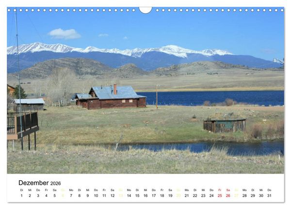 Produktbild: Colorado, USA - Ausflugsziele rund um Colorado Springs (Wandkalender 2026 DIN A3 quer), CALVENDO Monatskalender