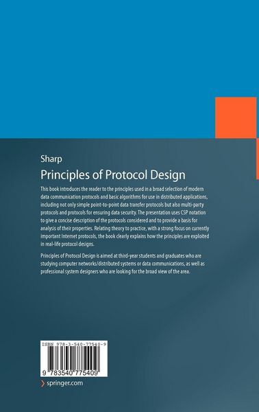 Produktbild: Principles of Protocol Design