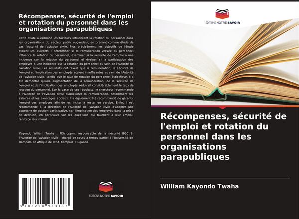 Produktbild: R&eacute;compenses, s&eacute;curit&eacute; de l'emploi et rotation du personnel dans les organisations parapubliques