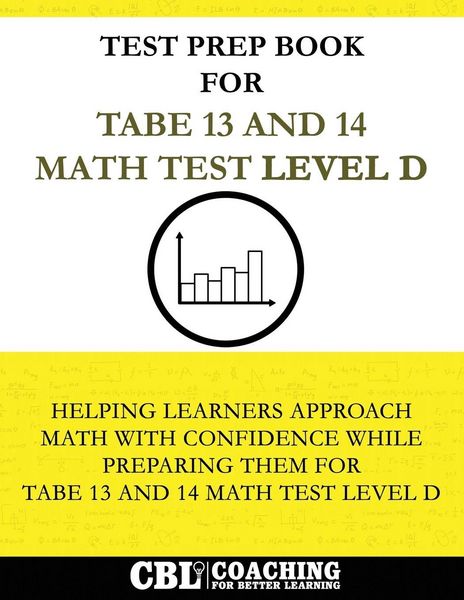 Produktbild: Test Prep Book for TABE 13 and 14 Math Test Level D