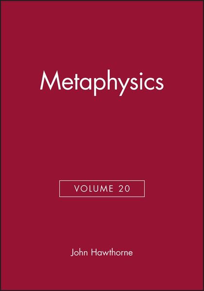 Produktbild: Metaphysics, Volume 20