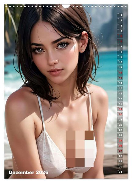 Produktbild: Bikini-Serenade (Wandkalender 2026 DIN A3 hoch), CALVENDO Monatskalender