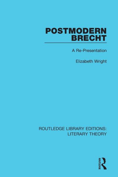 Produktbild: Postmodern Brecht