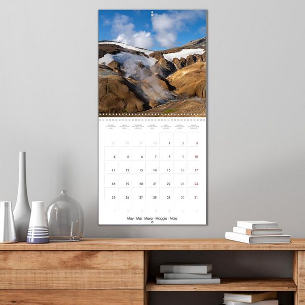 Produktbild: Iceland - Colorful Mountains (Wall Calendar 2026 12 &times; 12 Inch) CALVENDO 12 Month Wall Calendar