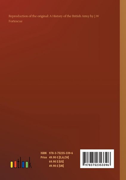 Produktbild: A History of the British Army
