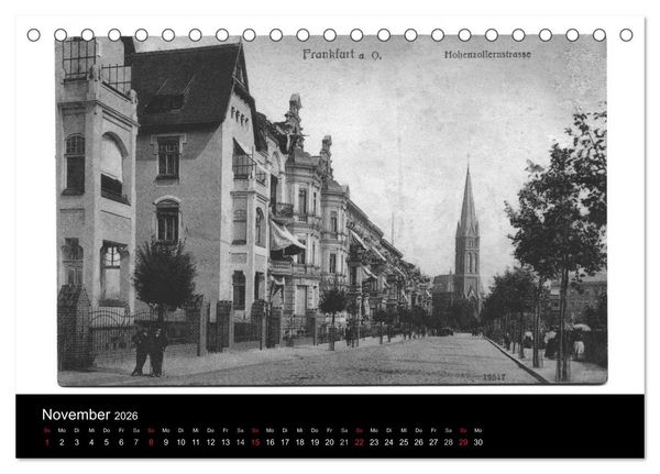 Produktbild: FFO-Geschichten. Historische Ansichtskarten aus Frankfurt (Oder) (Tischkalender 2026 DIN A5 quer), CALVENDO Monatskalender