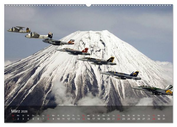 Produktbild: Luftwaffe. Kampfflugzeuge der USA (Wandkalender 2026 DIN A2 quer), CALVENDO Monatskalender