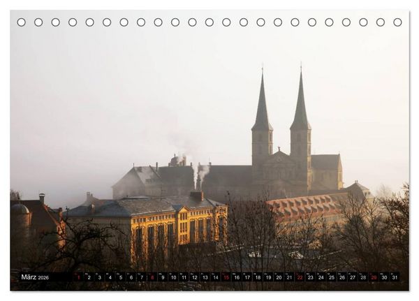 Produktbild: Bezauberndes Bamberg (Tischkalender 2026 DIN A5 quer), CALVENDO Monatskalender