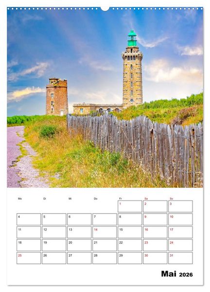 Produktbild: Malerische Bretagne - Reiseplaner (hochwertiger Premium Wandkalender 2026 DIN A2 hoch), Kunstdruck in Hochglanz