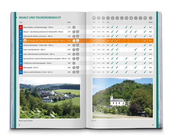 Produktbild: KOMPASS Wanderf&uuml;hrer Eifelsteig, vom Dom zu Aachen zum Dom in Trier, 50 Touren mit Extra-Tourenkarte