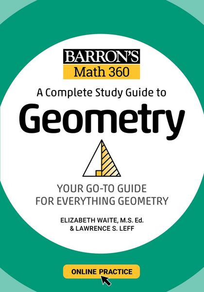 Produktbild: Barron's Math 360: A Complete Study Guide to Geometry with Online Practice