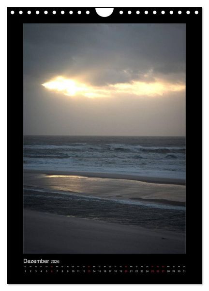 Produktbild: Geheimnisvolles Sylt 2026 (Wandkalender 2026 DIN A4 hoch), CALVENDO Monatskalender