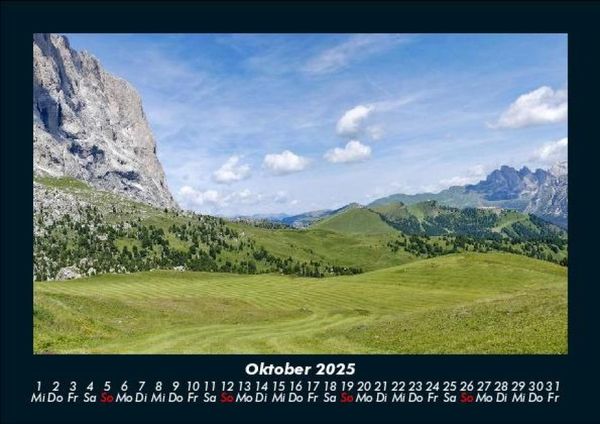 Produktbild: Berglandschaften 2025 Fotokalender DIN A5