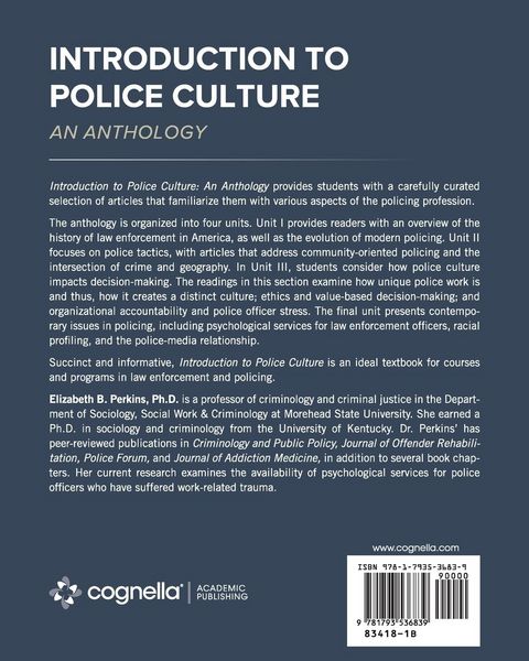 Produktbild: Introduction to Police Culture