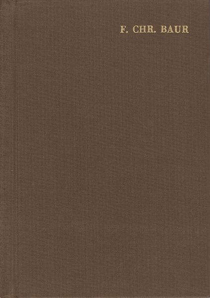 Produktbild: Ferdinand Christian Baur: Ausgew&auml;hlte Werke / 5 B&auml;nde