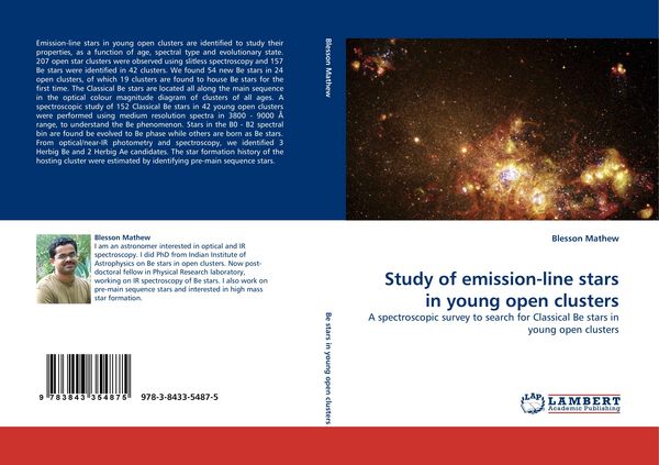 Produktbild: Study of emission-line stars in young open clusters