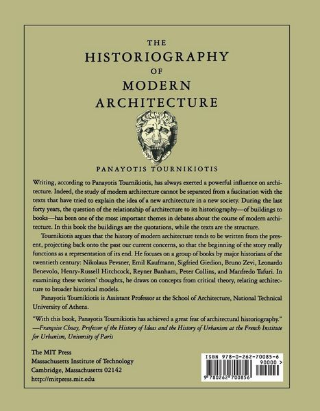 Produktbild: The Historiography of Modern Architecture