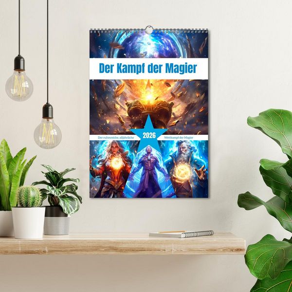Produktbild: Der Kampf der Magier (Wandkalender 2026 DIN A3 hoch), CALVENDO Monatskalender