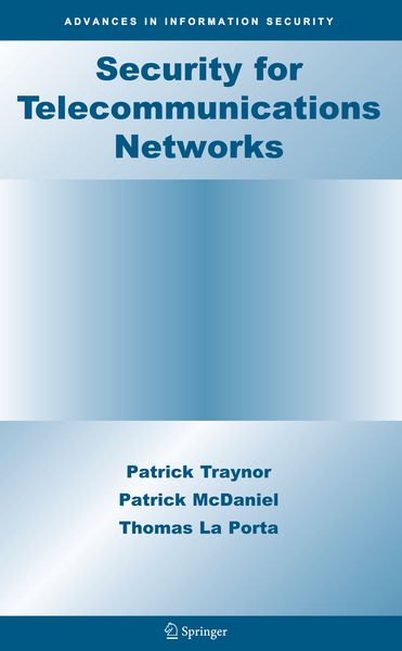 Produktbild: Security for Telecommunications Networks