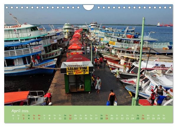 Produktbild: Am Amazonas (Wandkalender 2026 DIN A4 quer), CALVENDO Monatskalender