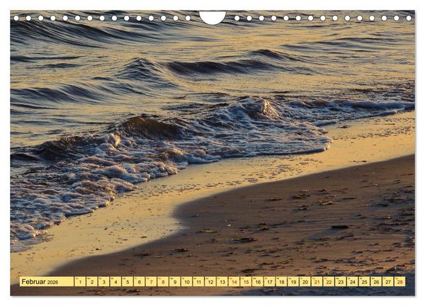 Produktbild: Sonne, Sand und Meer. Farben der K&uuml;ste (Wandkalender 2026 DIN A4 quer), CALVENDO Monatskalender