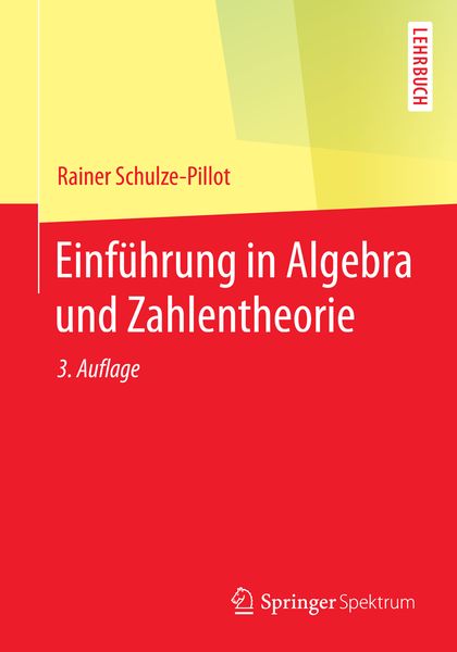 Produktbild: Einf&uuml;hrung in Algebra und Zahlentheorie