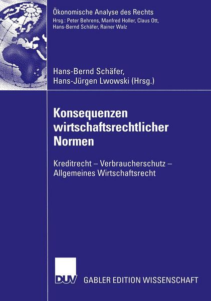 Produktbild: Konsequenzen wirtschaftsrechtlicher Normen