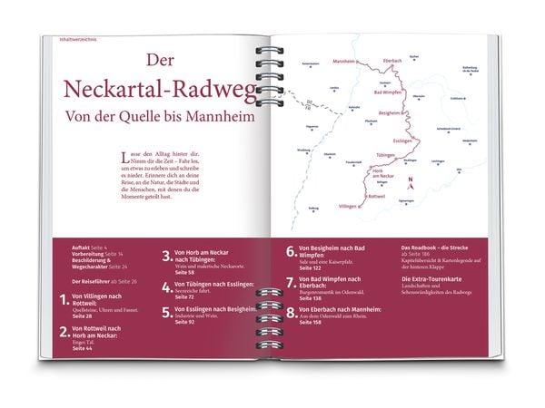 Produktbild: KOMPASS Radreisef&uuml;hrer Neckartal-Radweg