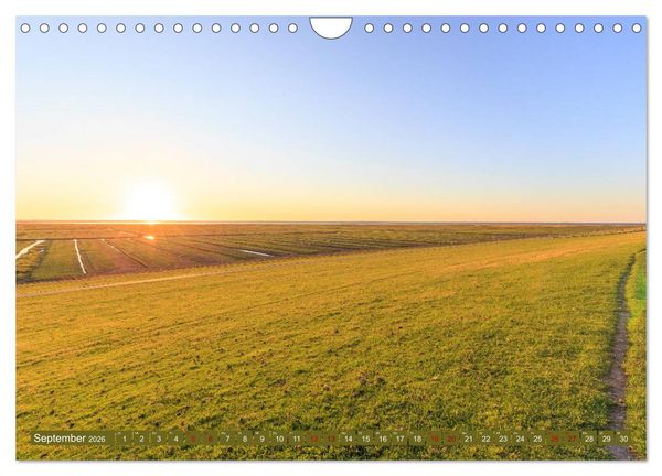 Produktbild: Einmaliges Westerhever (Wandkalender 2026 DIN A4 quer), CALVENDO Monatskalender