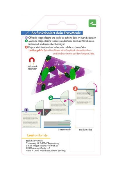 Produktbild: Neklite (Pink) Premium Duo-Leselicht zum Umh&auml;ngen - wiederaufladbar - mit vielen Einstellungen