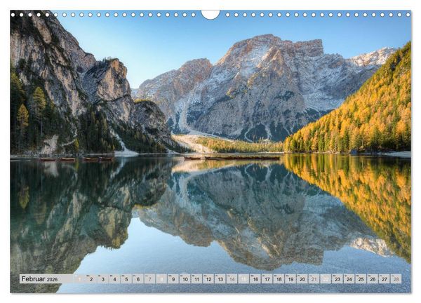 Produktbild: Wundersch&ouml;ne Dolomiten (Wandkalender 2026 DIN A3 quer), CALVENDO Monatskalender
